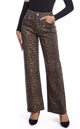 ETTELO Women's Straight Leg Jeans