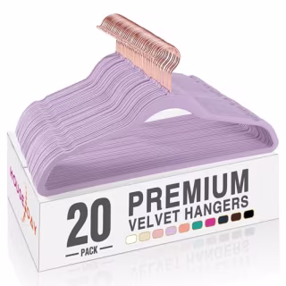 House Day Velvet Hangers (Pack of 20)