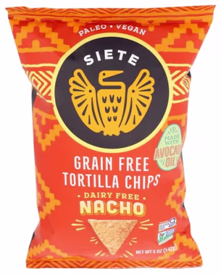 Siete Grain Free Nacho Tortilla Chips