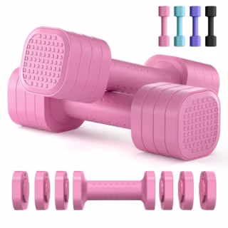 Zempox 4-in-1 Adjustable Dumbbell (Set of 2)