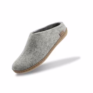 Slip-on with Leather Sole Slippers