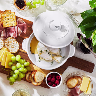 Staub Ceramic Round Covered Brie Baker (8 Inch)