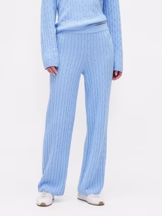 Gap CashSoft Cable-Knit Sweater Pants