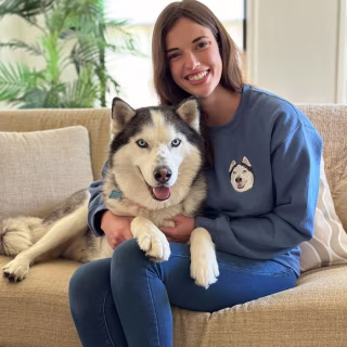 West & Willow Custom Embroidered Pet Crewneck