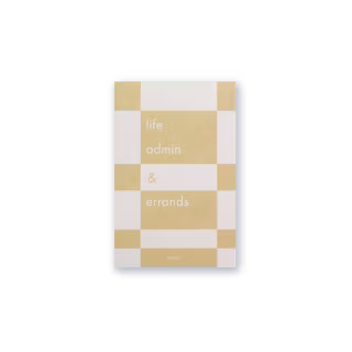 Papier Life Admin List Notepad