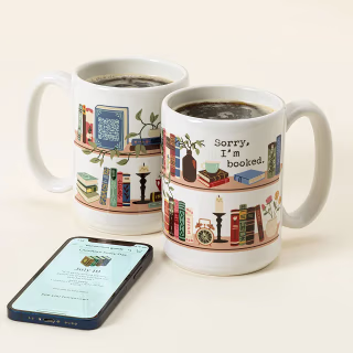 Uncommon Goods Literature Every Day Interactive QR Mug