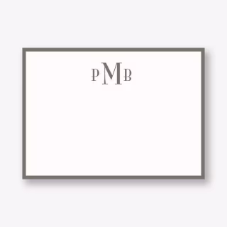 Paper Source Monogram Border A6 Stationery