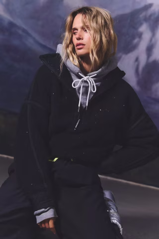 Free People Mountain High Half Zip Fleece