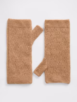 Gap Pointelle Fingerless Mittens
