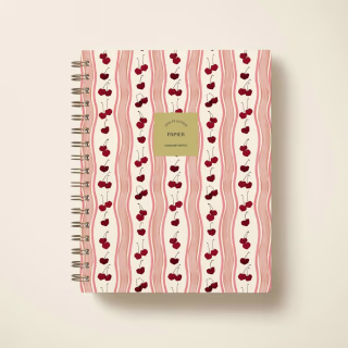 Papier Cherry Wave Softcover Spiral 2026 Weekly Planner
