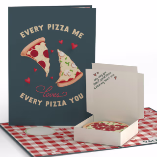 Pizza Valentine Pop-Up Card