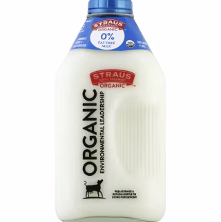 Straus Family Creamery Organic Fat Free Milk