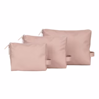 Calpak Water Resistant Zippered Pouch Set