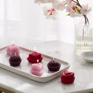 Threshold Chocolate Box Tealight Candle Set (9 Count)