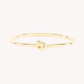 Catbird Poet’s Knot Gold Ring