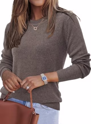 Arach&Cloz Women's Long Sleeve Sweater