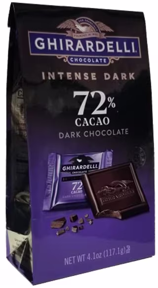 Ghirardelli Intense Dark 72% Cacao Dark Chocolate