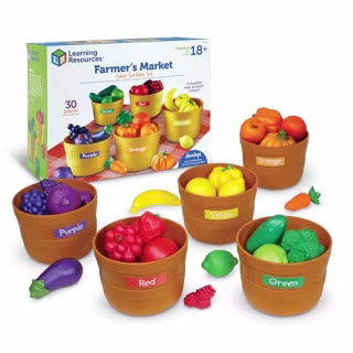 Learning Resources Farmer's Market Color Sorting Set