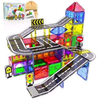 Goodtiles Magnetic Tiles Road Set