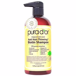 Pura D'or Original Gold Label Anti-Thinning Shampoo