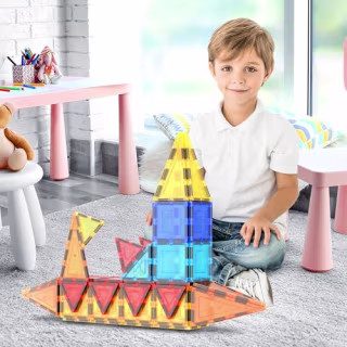 PicassoTiles Magnetic Tile Set