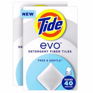 Tide Evo Free & Gentle Laundry Detergent Tiles