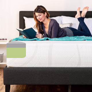 Best Choice Products 2-Layer Memory Foam Mattress