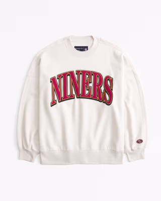 Abercrombie & Fitch San Francisco Graphic Oversized Sunday Crew