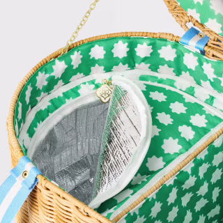 Roller Rabbit x Target Woven Picnic Basket
