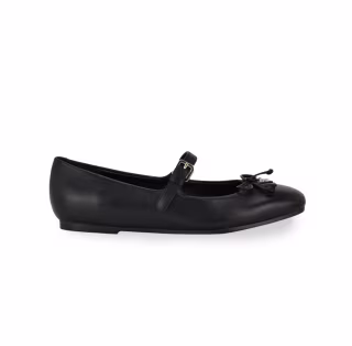 Guess Kayra Leather Mary Jane Ballet Flats