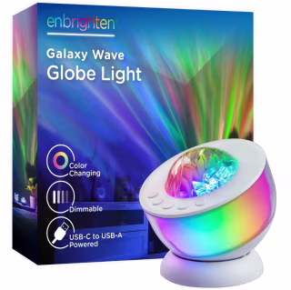 Enbrighten Galaxy Wave Projector Globe Light