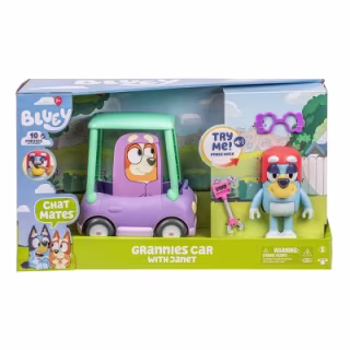 Bluey Chat Mates Figure & Vehicle