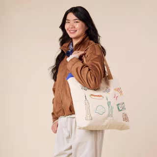 Chasing Threads Stitch Your City Tote Bag