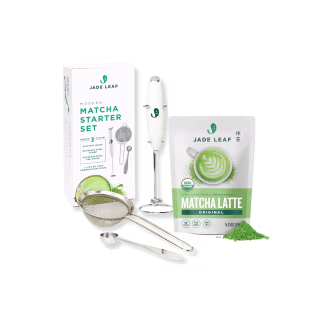 Jade Leaf Matcha Cafe Style Matcha Latte Mix Starter Bundle