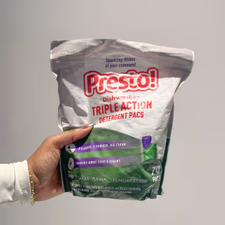 Presto! Triple Action Dishwasher Detergent Pacs