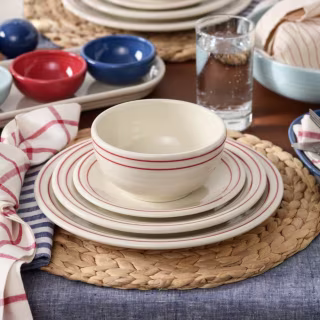 Fiesta Americana Scarlet Band Classic Bistro Place Setting (3 Piece)