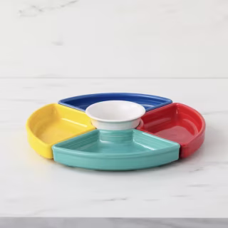 Fiesta Vibrant Mixed Colors Entertaining Set (5 Piece)