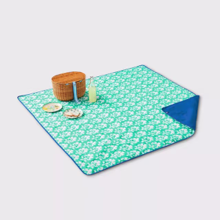 Roller Rabbit x Target Stamped Floral Picnic Blanket