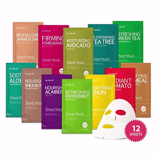 Glam. Up Korean Facial Sheet Mask Combo Pack 