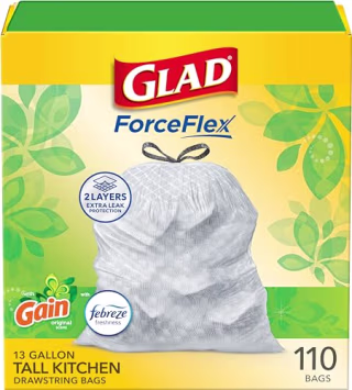 Glad ForceFlex Tall Kitchen Trash Bags