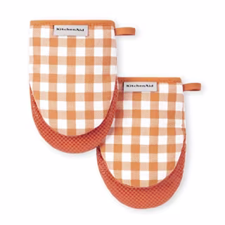 KitchenAid Gingham Mini Oven Mitts