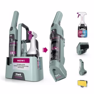 Shark StainForce Cordless Portable Spot, Stain, & Odor Remover 
