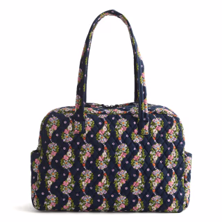 Vera Bradley Outlet Cotton Large Weekender Travel Bag