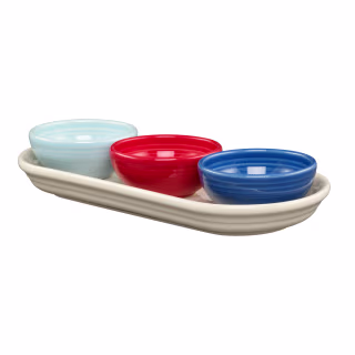 Fiesta Americana Mixed Colors Condiment Set (4 Piece)