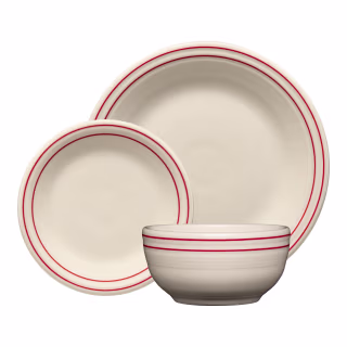 Fiesta Americana Scarlet Band Classic Bistro Place Setting (3 Piece)