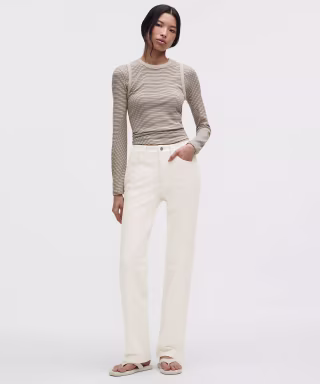 Lululemon EasyFive Mid-Rise Relaxed-Straight Pant Regular