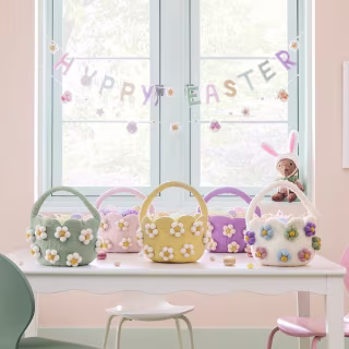 West Elm Felt Daisy Easter Baskets