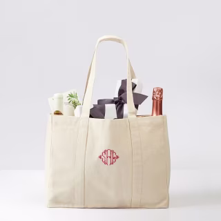 Mark & Graham Personalized Simple Canvas Tote