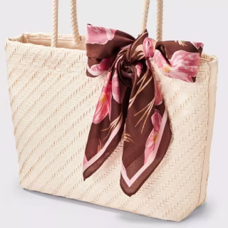 A New Day Flower Square Scarf