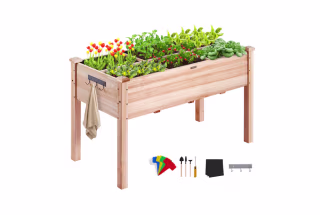 Vevor 4.5-cu. Ft. Wood Raised Garden Bed